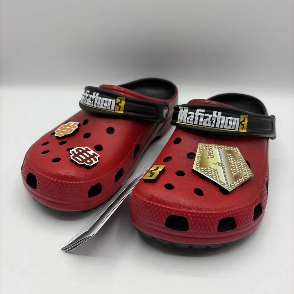 Kai Cenat x Crocs 2025 Mafiathon 3 Limited Edition Sandals M 5 W 7 NWT